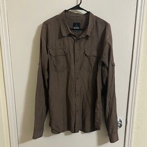 EUC Prana Long Sleeve Button Down Performance Shirt
